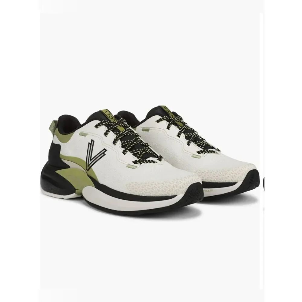 Vionic Gabby Sneakers Salted Dune Womens Orthotic Walking Running Shoes NIB 9.5
